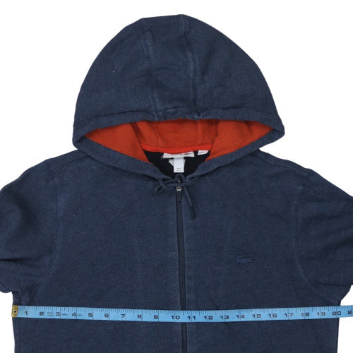 Lacoste Men’s Blue Full Zip Hoodie Size S Regular Fit