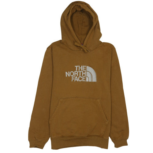 The North Face Men's Brown Pullover Hoodie Size L Outdoor Cotton Sweatshirt