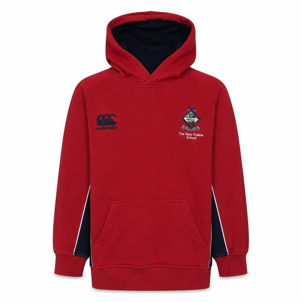 Canterbury Boys Red Pullover Hoodie 12 Years Cotton Blend Rugby Sweatshirt
