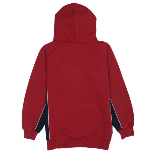 Canterbury Boys Red Pullover Hoodie 12 Years Cotton Blend Rugby Sweatshirt