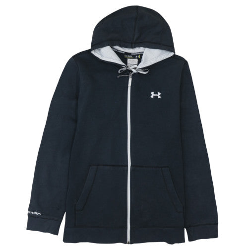 Under Armour Men's Black XL Full Zip Hoodie Water Resistant Sportswear