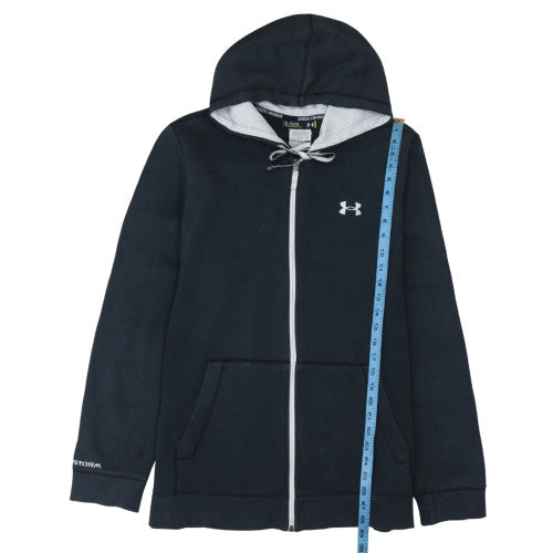 Under Armour Men's Black XL Full Zip Hoodie Water Resistant Sportswear