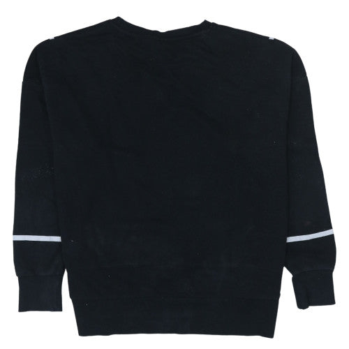 NASA Womens Black Crew Neck Pullover Sweatshirt Size 10/12