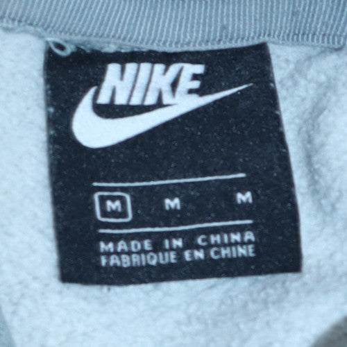 Nike Men's Grey Pullover Hoodie M Just Do It Sportswear