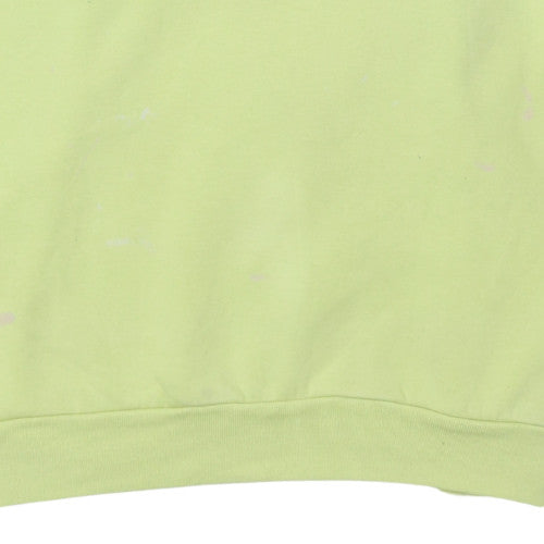 Adidas Women Lime Green Crew Neck Pullover Sweatshirt Size UK 6 XS