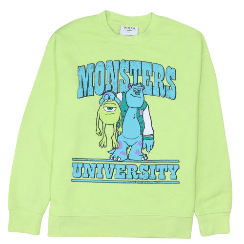 Primark Disney Pixar Monsters University Green Sweatshirt Women S