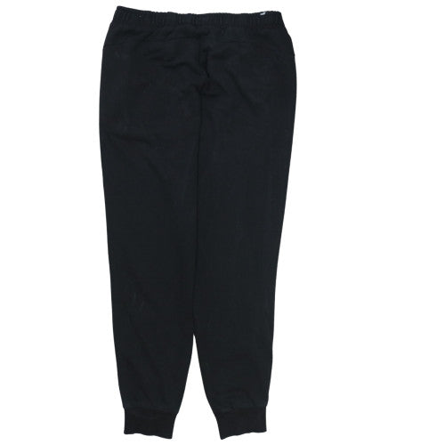 Puma Men's Black Sweatpants L Regular Fit Fleece Joggers