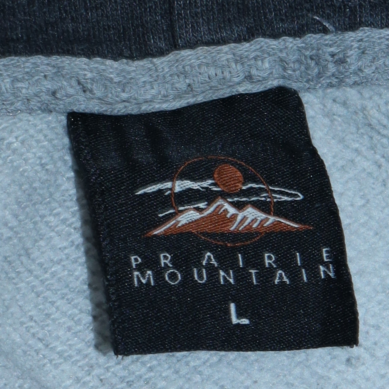 Prairie Mountain Mens Grey NASA Pullover Hoodie Size L