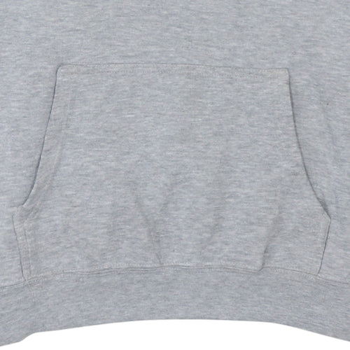 Prairie Mountain Mens Grey NASA Pullover Hoodie Size L
