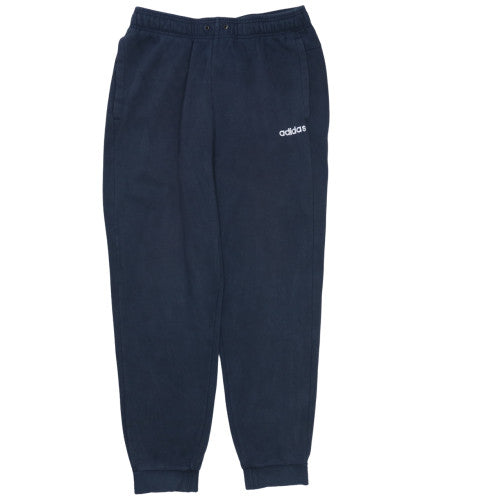 Adidas Men’s Blue Fleece Jogger Trousers Size M Regular Fit