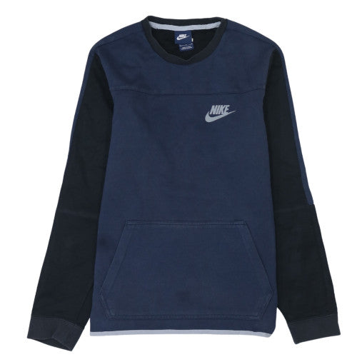 Nike Men's Blue Crew Neck Pullover Sweatshirt Size S