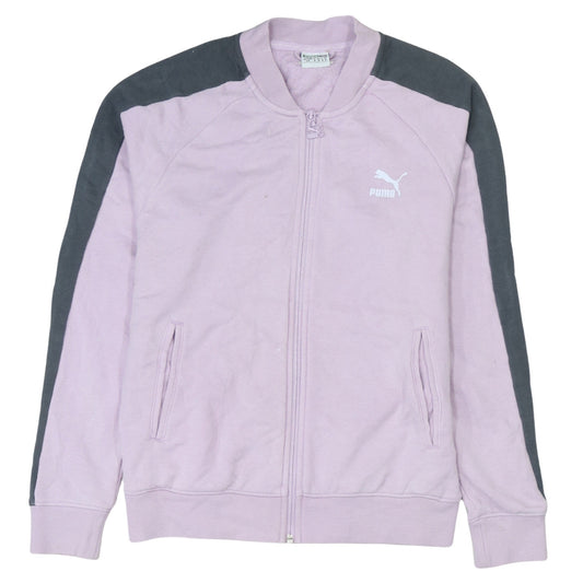 Puma Women's Pink Track Jacket Size 10 Full Zip Sportswear