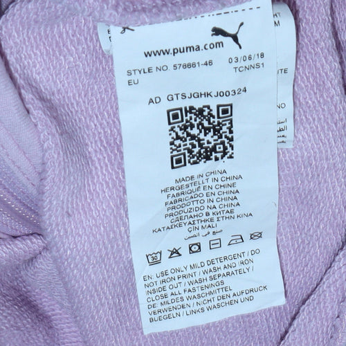 Puma Women's Pink Track Jacket Size 10 Full Zip Sportswear