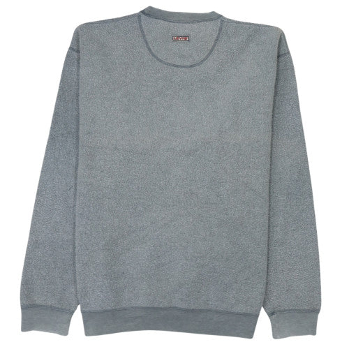 Levi's Men's Grey Logo Crew Neck Pullover Sweatshirt L