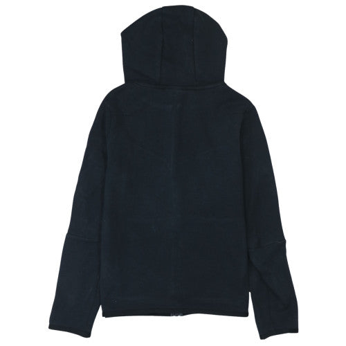 Nike Boys Black Full Zip Hooded Fleece Hoodie XL 158-170cm