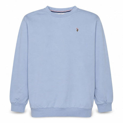 U.S. Polo Assn. Men's Blue Crew Neck Cotton Sweatshirt L