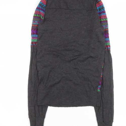 Marc by Marc Jacobs Women's Multicoloured Geometric Wool Blend Pullover Jumper XS
