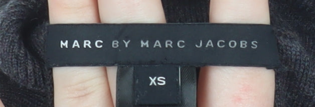 Marc by Marc Jacobs Women's Multicoloured Geometric Wool Blend Pullover Jumper XS