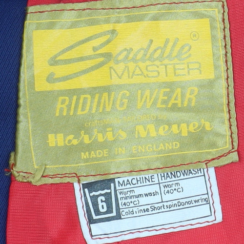 Saddle Master Women’s Navy Riding Blazer Size 12 Classic Equestrian Jacket