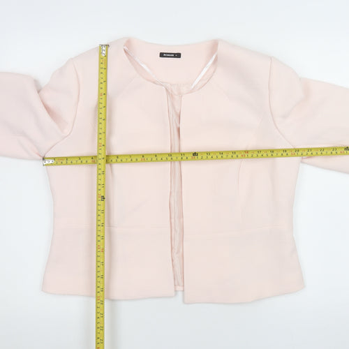 Roman Women Pink Size 14 Lined Regular Fit Suit Jacket