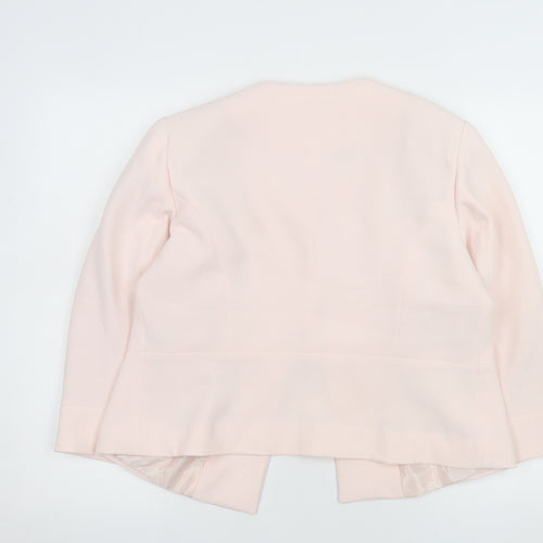 Roman Women Pink Size 14 Lined Regular Fit Suit Jacket
