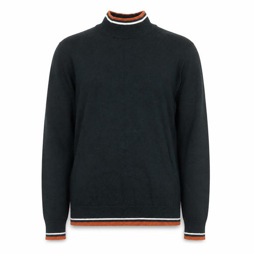 Brave Soul Men’s Green High Neck Cotton Jumper M