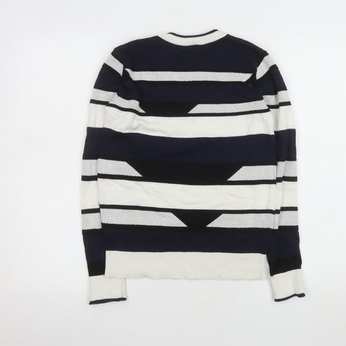 MARCS Women's Multicoloured Striped Cotton Jumper XS