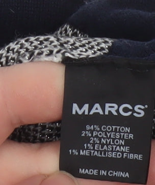 MARCS Women's Multicoloured Striped Cotton Jumper XS