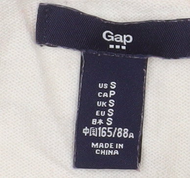 Gap Womens Multicoloured Stripe Cotton Long Sleeve Jumper Size S