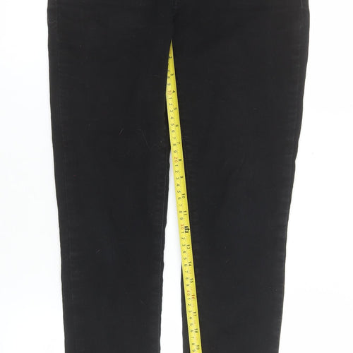 Levi's Women Black 711 Skinny Mid-Rise Stretch Denim Jeans Size 27