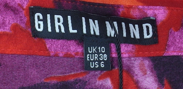 Girl In Mind Women's Multicoloured Floral Fit & Flare Dress Size 10