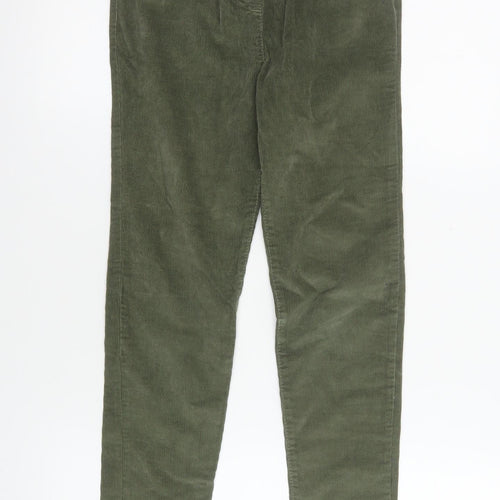 Boden Girls Green Corduroy Jegging Trousers 10 Years Elastic Waist