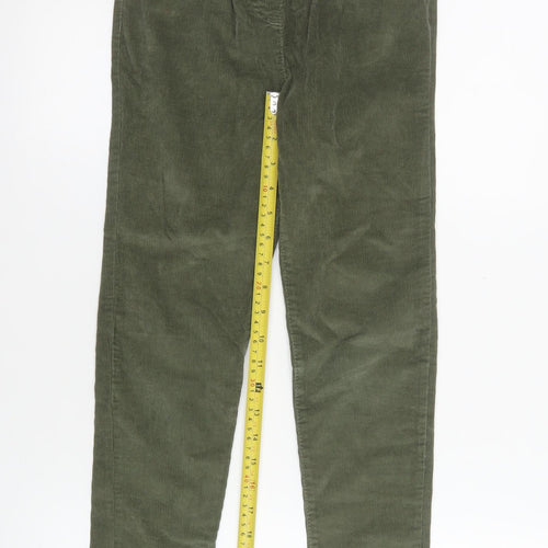 Boden Girls Green Corduroy Jegging Trousers 10 Years Elastic Waist