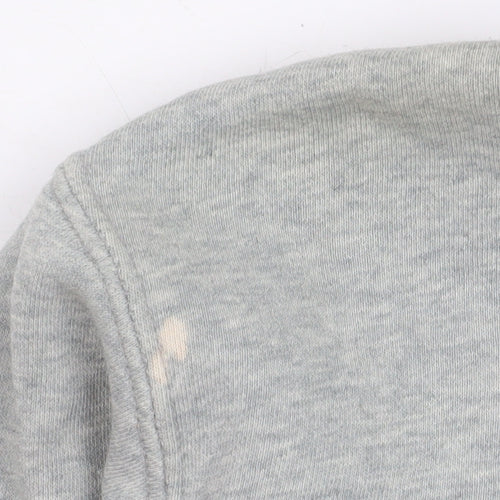 Nike Mens Grey Full Zip Hooded Jacket XL Cotton Blend