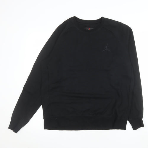 Jordan Men's Black 2XL Crew Neck Pullover Sweatshirt