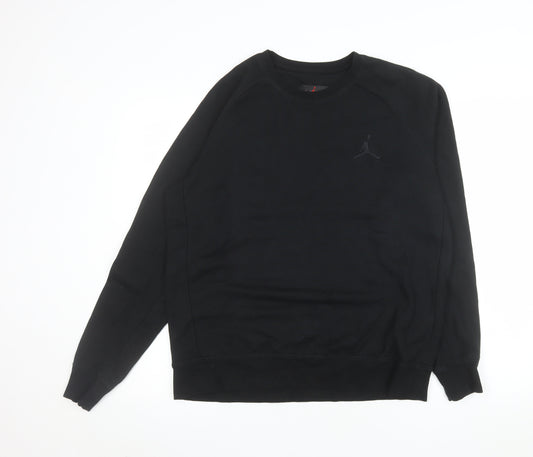 Jordan Men's Black 2XL Crew Neck Pullover Sweatshirt