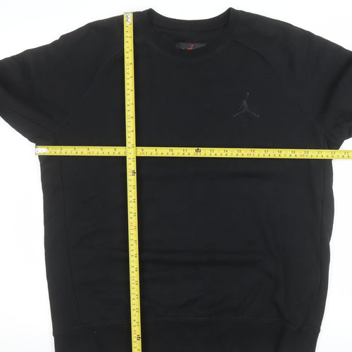 Jordan Men's Black 2XL Crew Neck Pullover Sweatshirt
