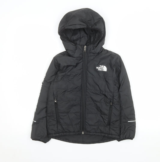 The North Face Boys Black 7-8 Years Hooded Puffer Jacket