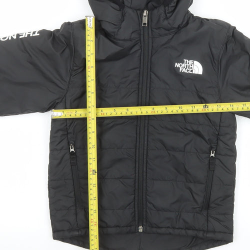 The North Face Boys Black 7-8 Years Hooded Puffer Jacket