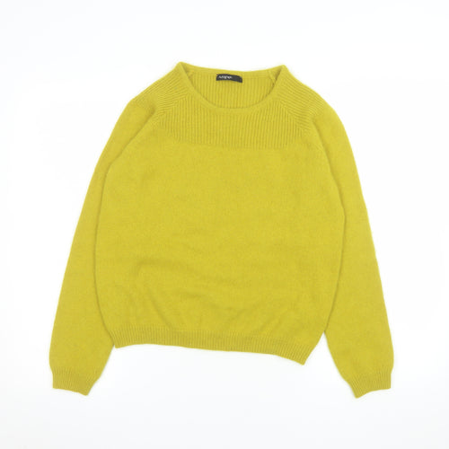 Marks and Spencer Autograph Women's Green Angora Jumper Size 10