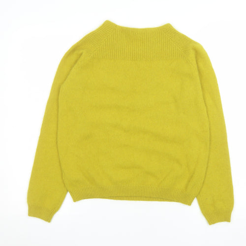 Marks and Spencer Autograph Women's Green Angora Jumper Size 10