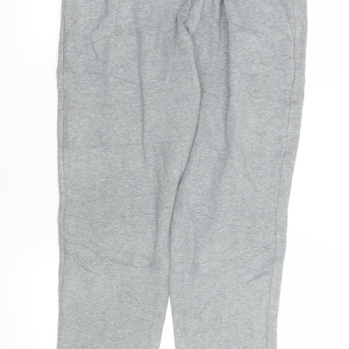 Puma Men's Grey Jogger Trousers L Regular Fit Activewear