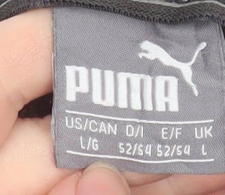 Puma Men's Grey Jogger Trousers L Regular Fit Activewear