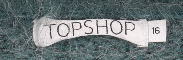Topshop Women Green Faux Fur Trim Knit Coatigan Size 16
