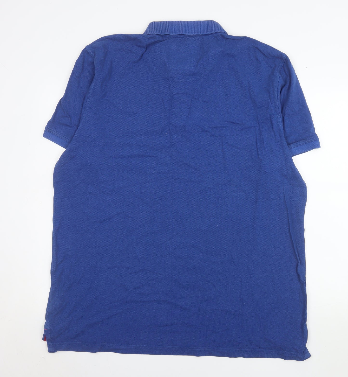 Crew Clothing Co. Men's Blue 2XL Cotton Polo Shirt