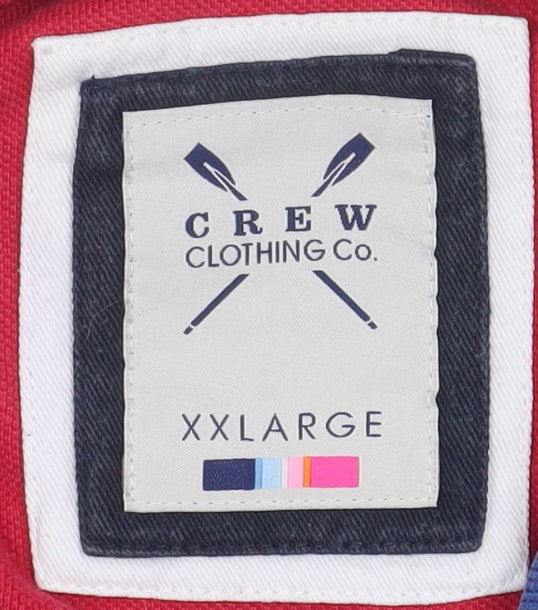 Crew Clothing Co. Men's Blue 2XL Cotton Polo Shirt