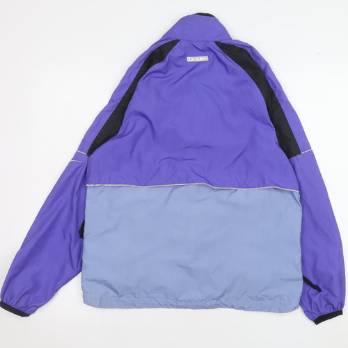 Nike Men's Purple & Blue Windbreaker Jacket Size S Polyester