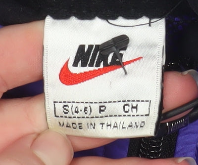Nike Men's Purple & Blue Windbreaker Jacket Size S Polyester