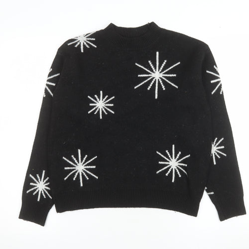 Marks and Spencer Women’s Black Star Pullover Jumper Size S