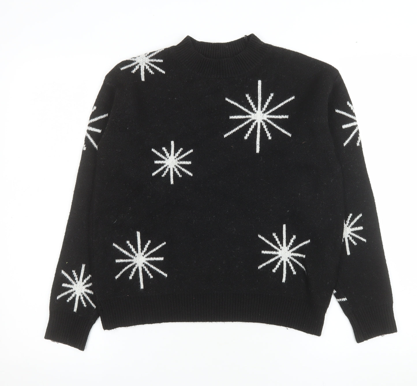 Marks and Spencer Women’s Black Star Pullover Jumper Size S